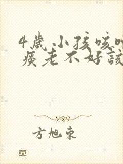 4岁小孩咳嗽有痰老不好该怎么办