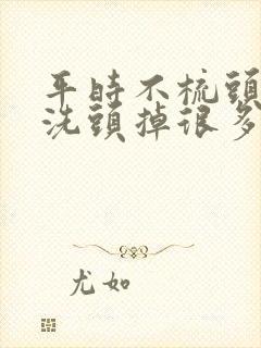 平时不梳头发,洗头掉很多