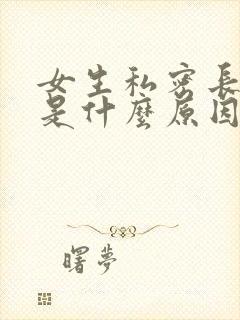 女生私密长痘痘是什么原因导致的