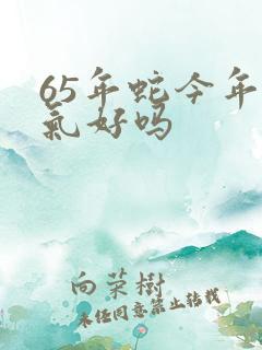 65年蛇今年运气好吗