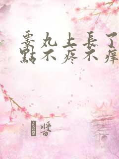 睾丸上长了小红点不疼不痒