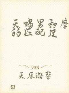 天蝎男和摩羯女的匹配度