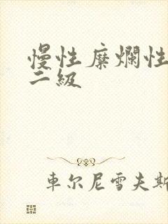 慢性糜烂性胃炎二级