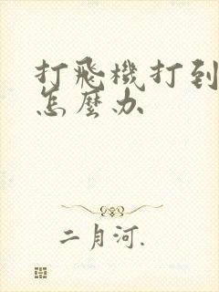 打飞机打到早射怎么办