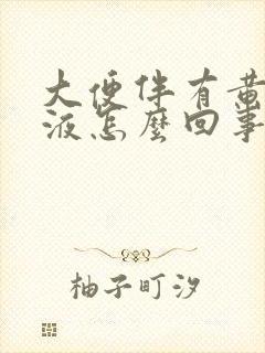 大便伴有黄色粘液怎么回事