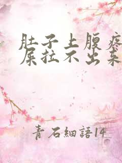 肚子上腹疼想拉屎拉不出来怎么回事