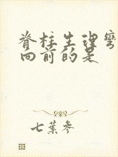 脊柱生理弯曲凸向前的是