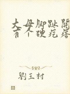 大母脚趾关节处有个硬疙瘩