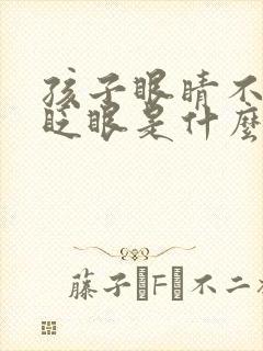 孩子眼睛不停的眨眼是什么问题