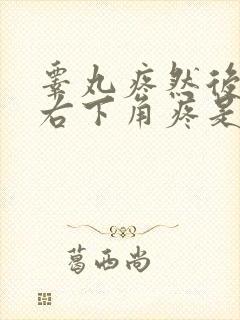 睾丸疼然后肚子右下角疼是怎么回事