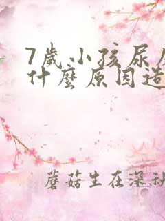 7岁小孩尿床是什么原因造成的