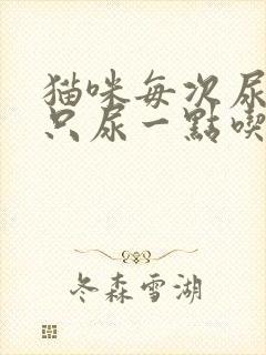 猫咪每次尿尿都只尿一点吃什么药