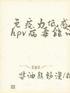 免疫力低感染了hpv病毒能治愈吗