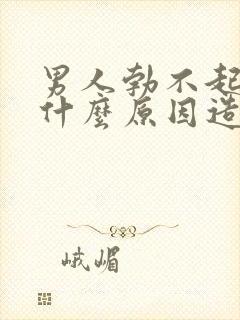 男人勃不起来是什么原因造成的呢