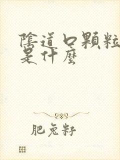 阴道口颗粒状的是什么