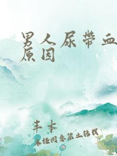 男人尿带血什么原因