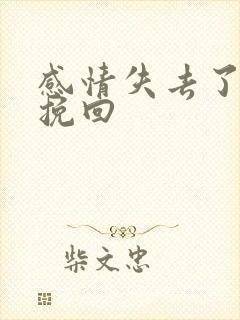 感情失去了如何挽回