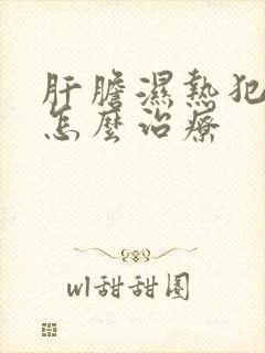 肝胆湿热犯脾胃怎么治疗