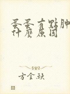 蛋蛋有点肿疼是什么原因