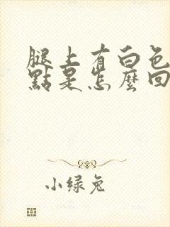 腿上有白色的斑点是怎么回事