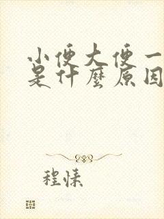 小便大便一起出是什么原因