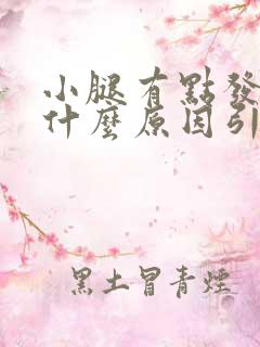 小腿有点发麻是什么原因引起的