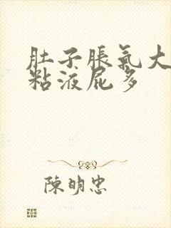 肚子胀气大便带粘液屁多