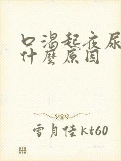 口渴起夜尿多是什么原因