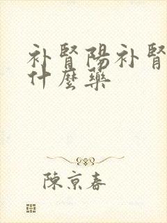 补肾阳补肾精吃什么药