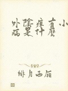 外阴痒有小疙瘩病是什么