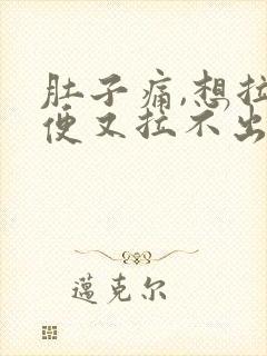 肚子痛,想拉大便又拉不出来是什么原因