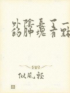 外阴长了一个硬的肿块有点疼