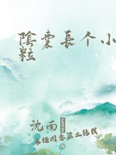 阴囊长个小肉颗粒