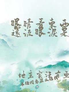 眼睛看东西模糊还流眼泪是怎么回事