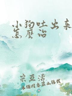 小狗吐出来虫子怎么治