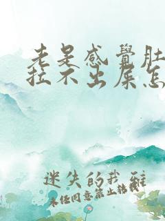 老是感觉肚子胀拉不出屎怎么回事