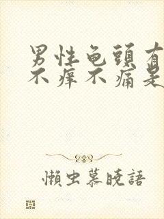 男性龟头有红点不痒不痛是怎么回事