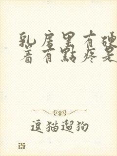 乳房里有硬块捏着有点疼是怎么回事