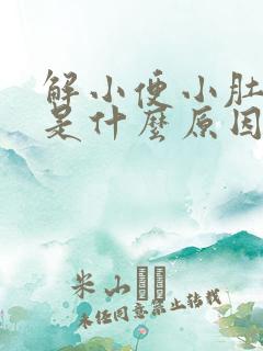 解小便小肚子疼是什么原因女性