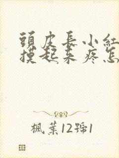 头皮长小红疙瘩摸起来疼怎么回事