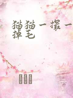猫猫一撮一撮的掉毛