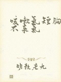 咳嗽气短胸闷上不来气