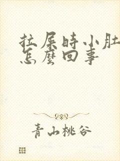 拉屎时小肚子疼怎么回事