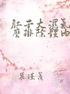 肚子大湿气重怎么排除体内湿气