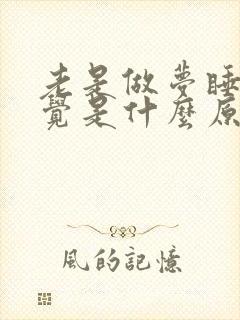 老是做梦睡不好觉是什么原因