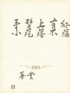 手臂上有红色的小疙瘩不痛不痒