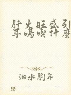 肝火旺盛引起的耳鸣吃什么药