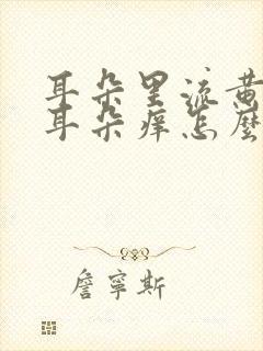 耳朵里流黄水,耳朵痒怎么治疗