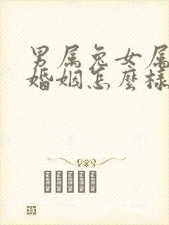 男属兔女属蛇的婚姻怎么样呢