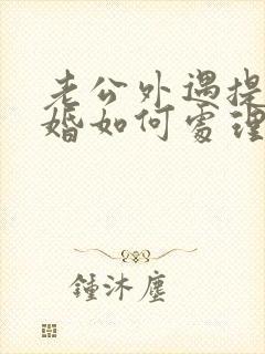 老公外遇提出离婚如何处理